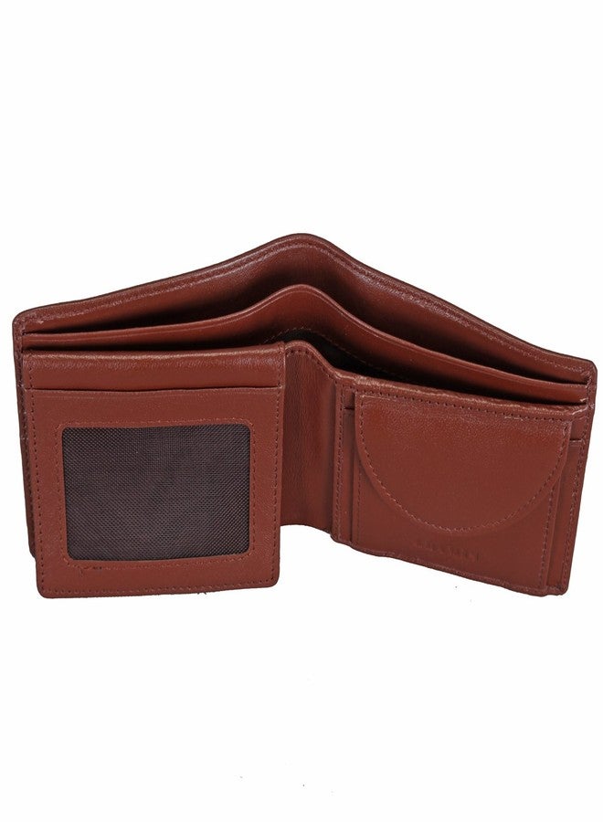 Adamis Men's Bifold Wallet In Genuine Leather W256 Tan - Image 5